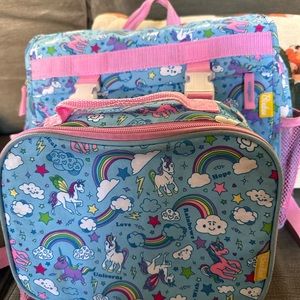 Bixbee young child’s backpack lunchbox combo